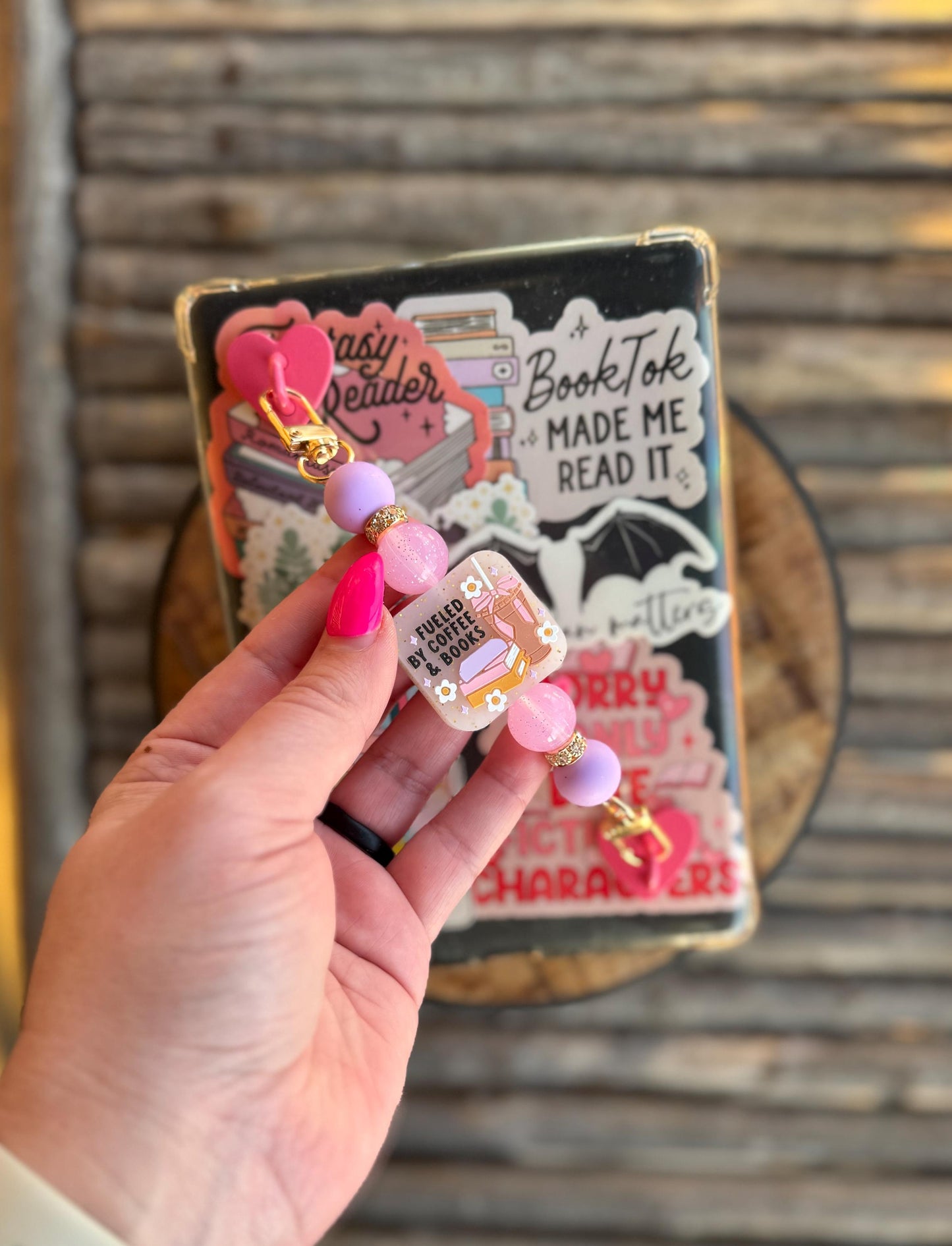 Fueled by Coffee and Books E-Reader Strap