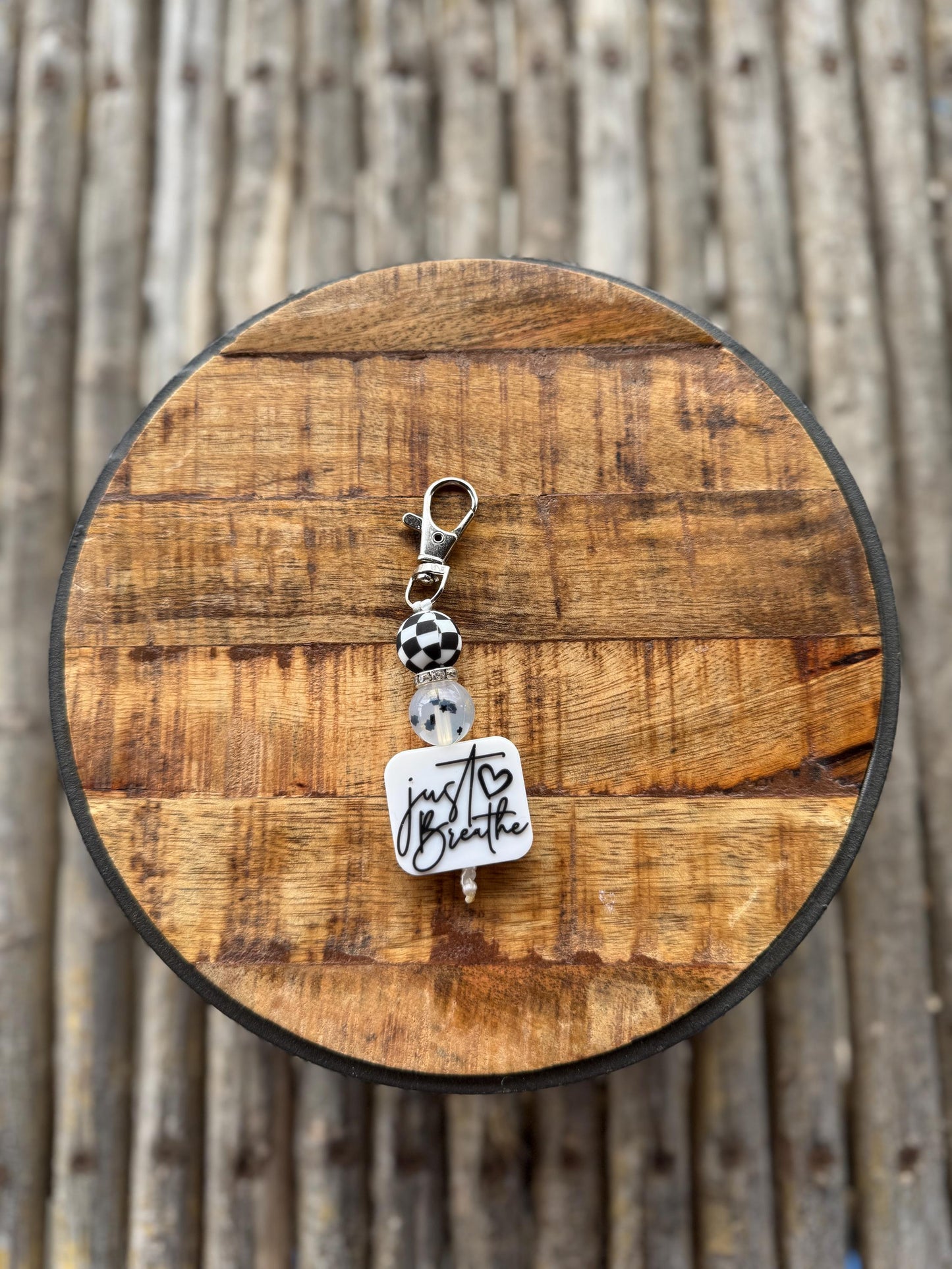 Just Breathe Keychain